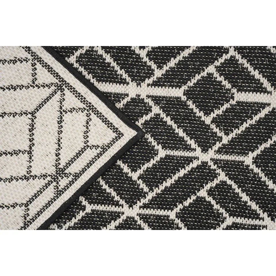 Dutch Lifestyle - Polyester - Vloerkleed - 135x230cm - Zwart