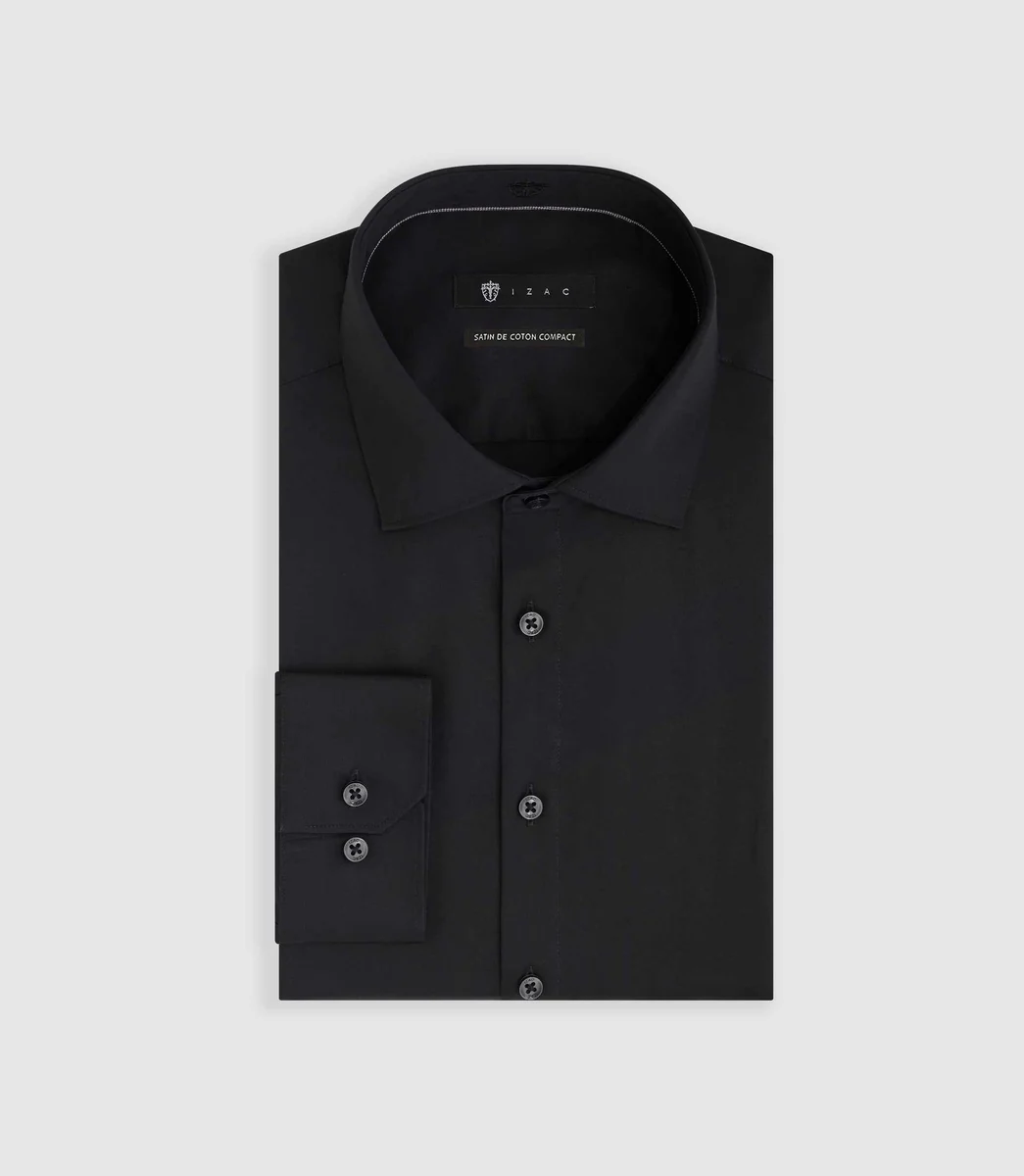 Chemise slim noire 