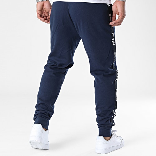 Pantalon Jogging A Bandes Sporty Logo 50496995 Bleu Marine