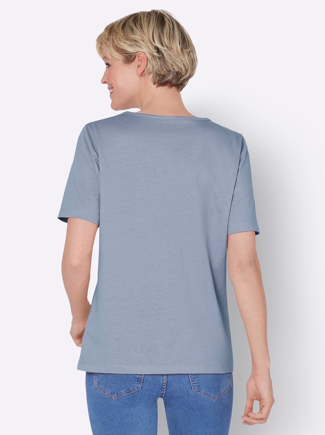 Classic Basics V-Shirt »Kurzarm-Shirt« 1 Stk. tlg.
