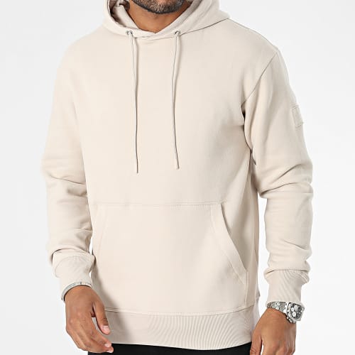Sweat Capuche Classic Twill Beige