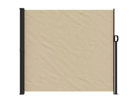 Auvent latéral rétractable beige 180x500