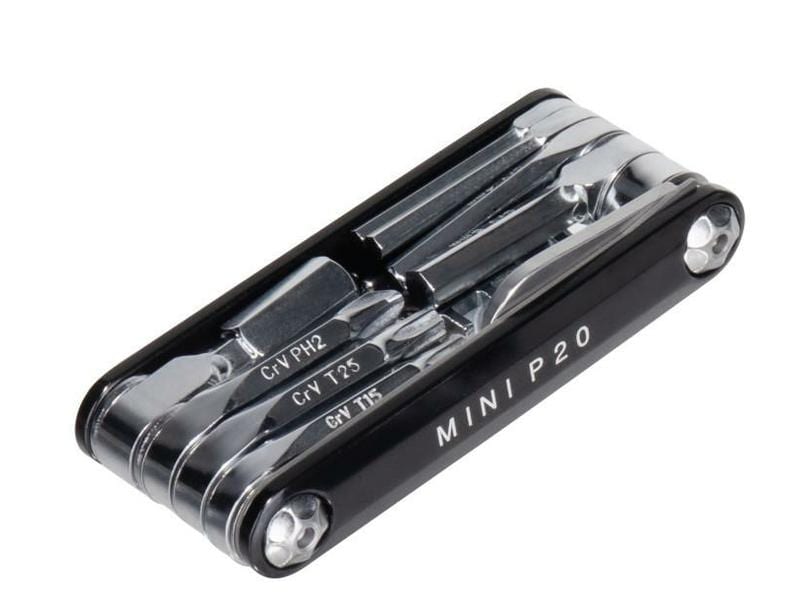 Topeak P20 Minitool mit Kettennieter, 20 Funktionen Minitool mit 20 Funktionen