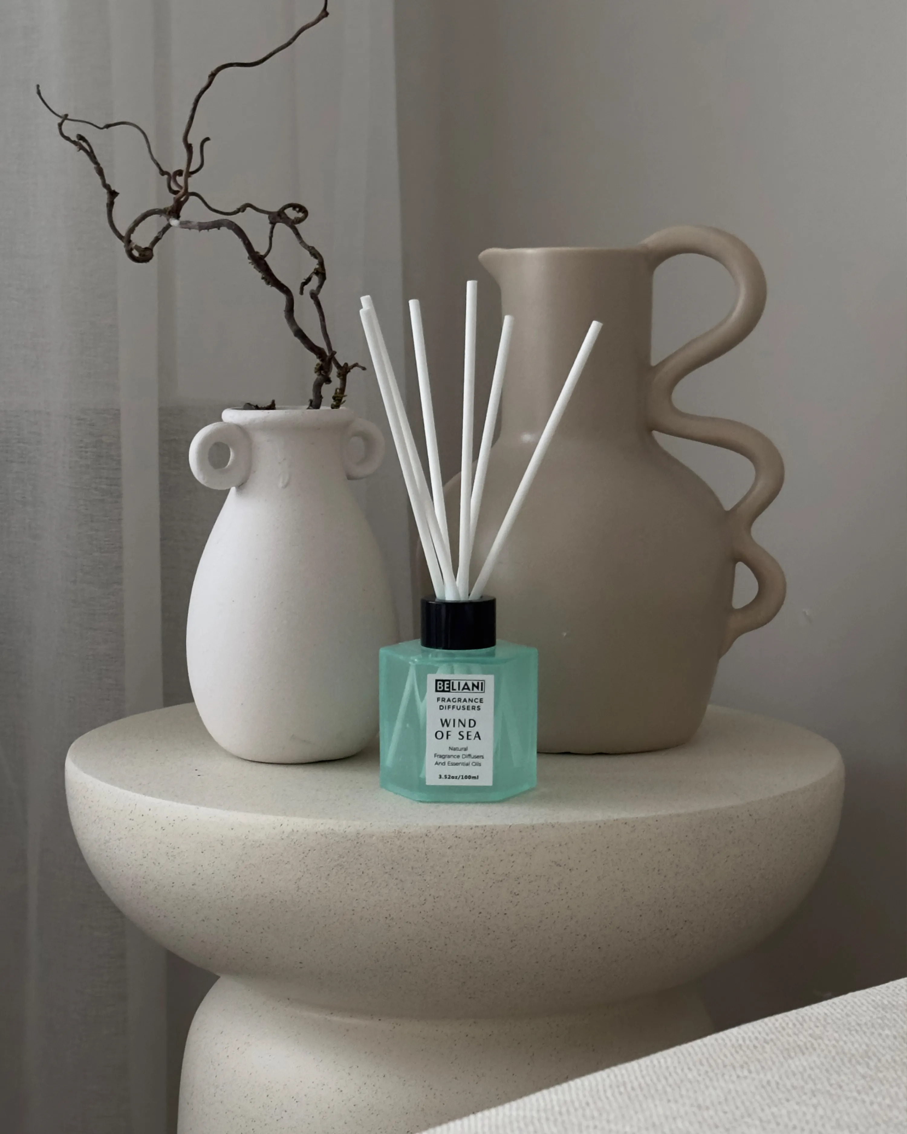Geurkaars met geurstokjes CLASSY TINT Soja wax Frisse geurnoten