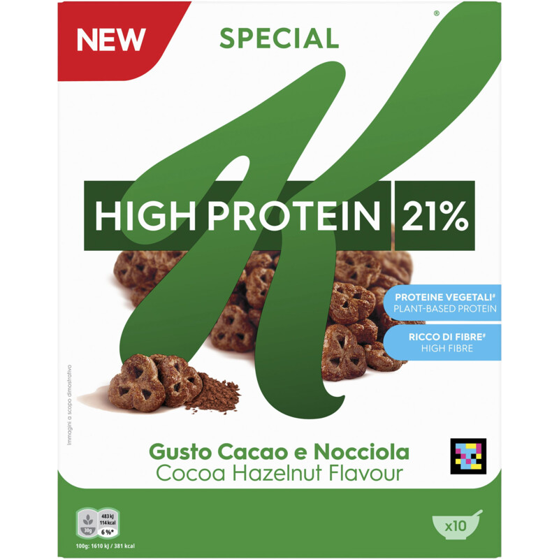 Kellogg's Special k high protein cacao hazelnut