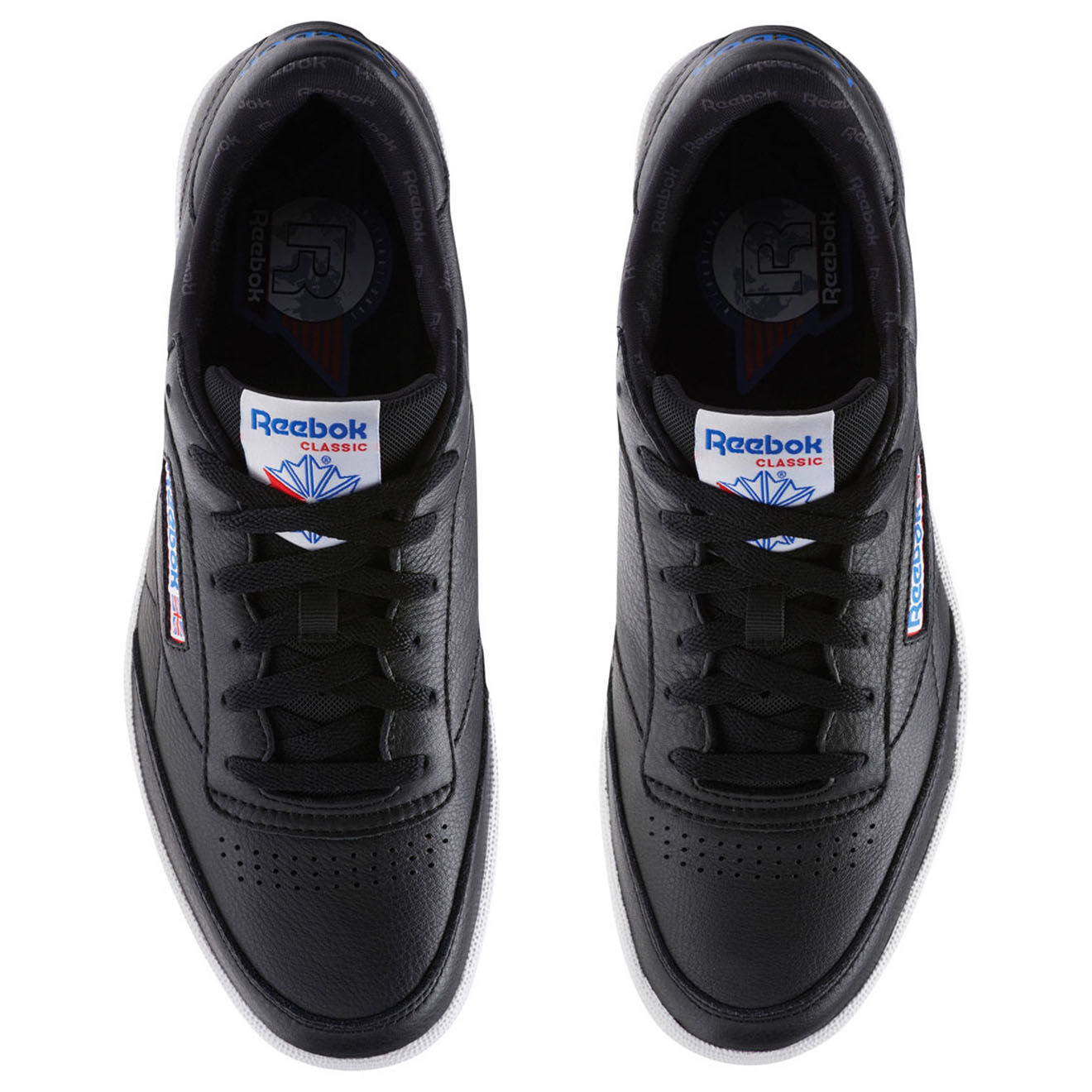 Reebok Baskets en Cuir Club C 85 So noires