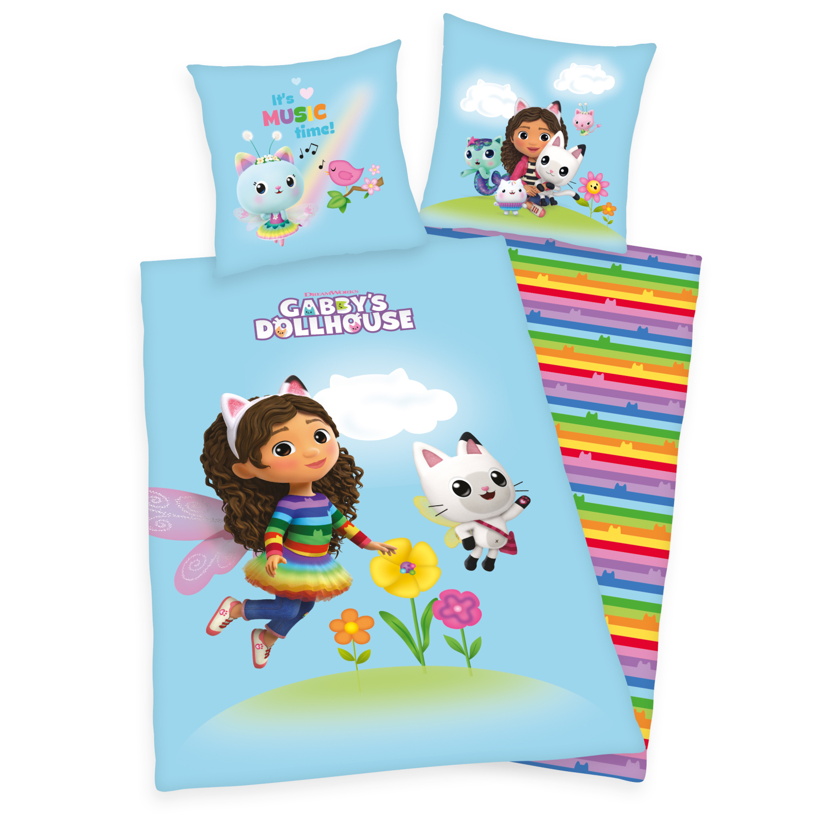 Renforcé-Bettwäsche GABBY`S DOLLHOUSE - bunt - 135x200 cm
