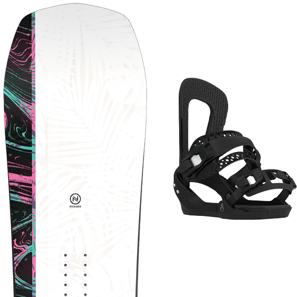 Pack snowboard NIDECKER VENUS + Fix