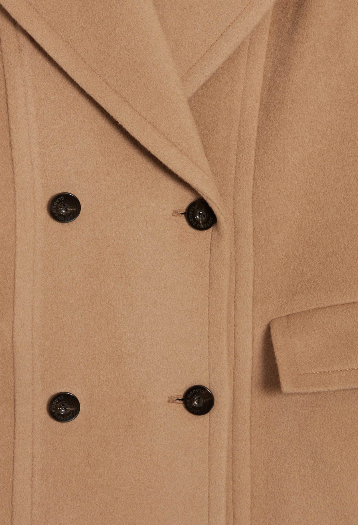 Manteau long croise