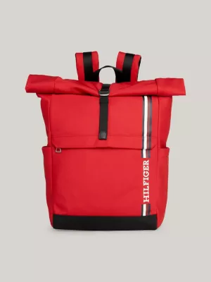 Mochila Hilfiger Monotype Logo com fecho de enrolar