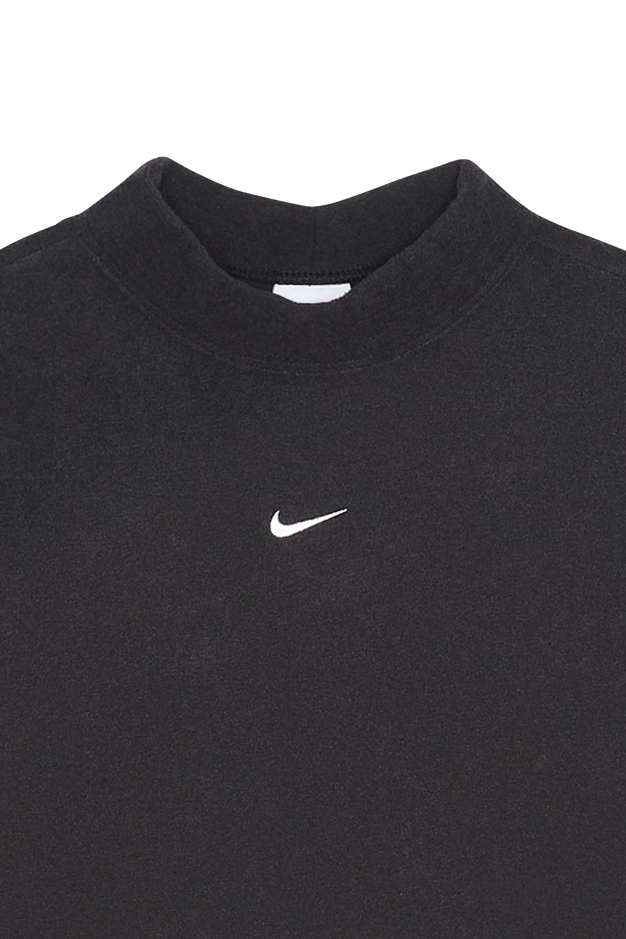 NIKE Pull PHNX PLSH CROP TOP Noir