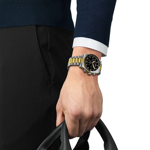 Tissot PR516 Chronograph T149.417.22.051.00 Herreur, Steel/Black, 40 mm