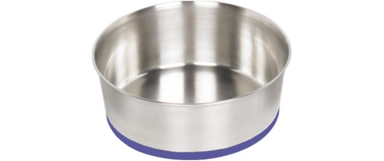 Edelstahlnapf Heavy 1.9 l, 21 cm, rutschfestRutschfester Futter- oder Wassernapf