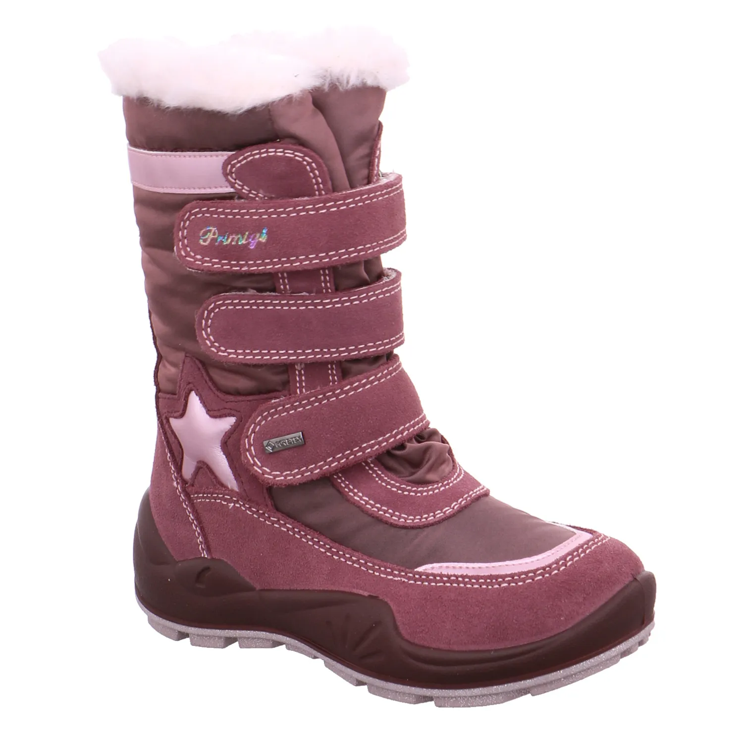 PRIMIGI Mädchen-Snowboot Membrane Rosa Textil  Winterstiefel
