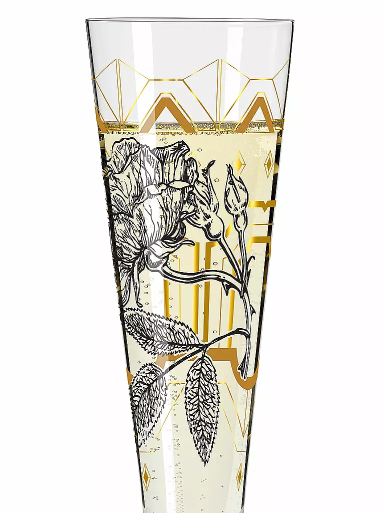 RITZENHOFF Champagnerglas Goldnacht Champus #29 Lisa Hofgärtner 2023 gold
