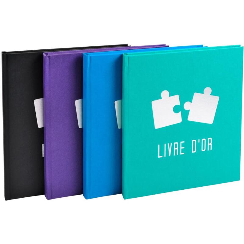 Livre d'or 140 pages 21x19cm PUZZLE - Visuels assortis