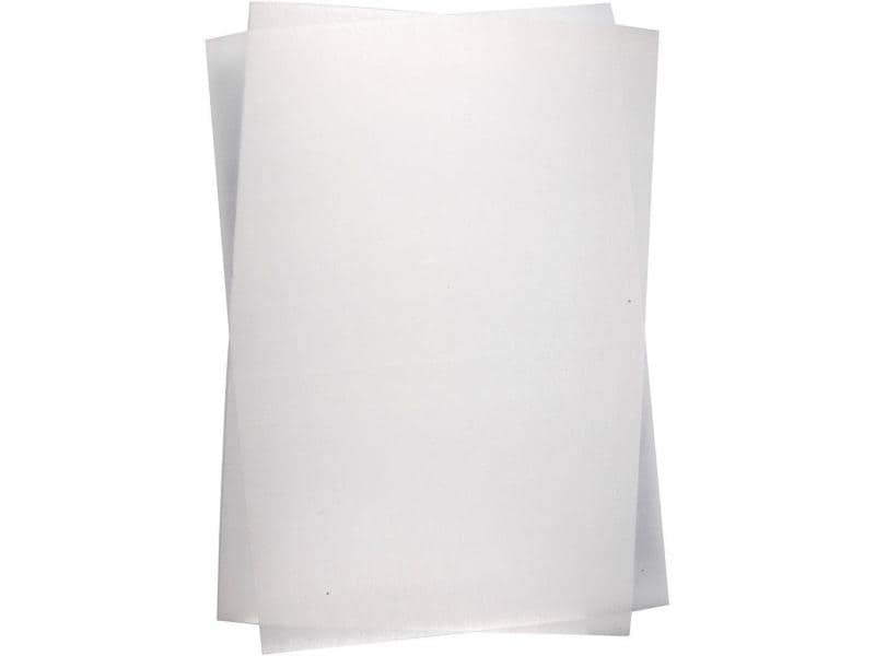 Creativ Company Schrumpffolie 20 x 30 cm matt transparent Folie schrumpft im Ofen