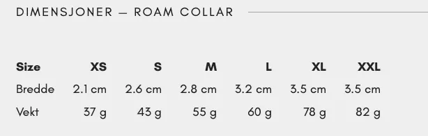 Non-stop Dogwear Roam Collar Orange