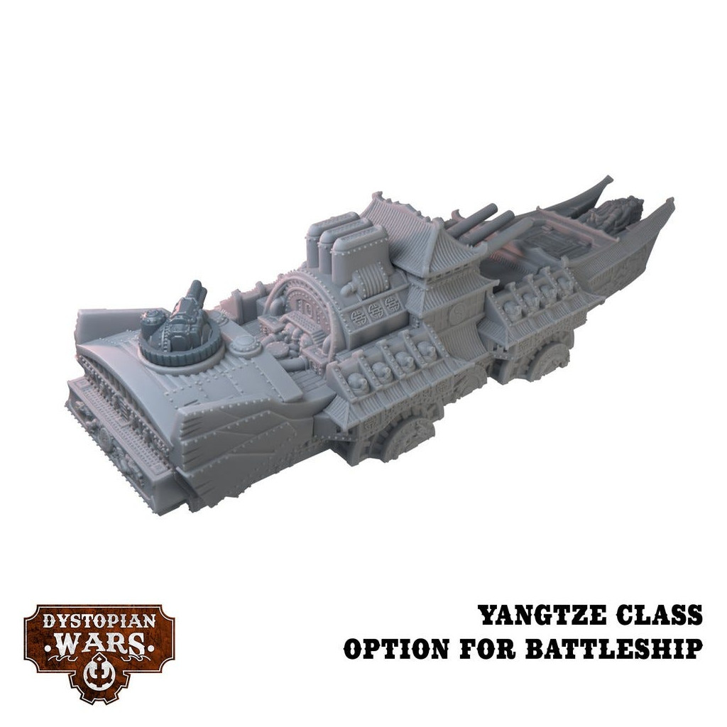 Dystopian Wars: Ning Jing Battlefleet Set