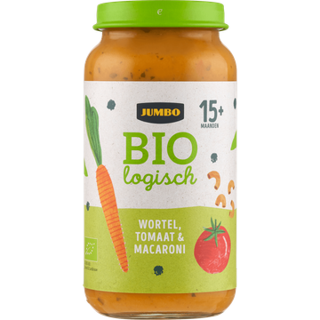 Jumbo Biologisch Babyvoeding Wortel, Tomaat & Macaroni 15+ Maanden 250 g