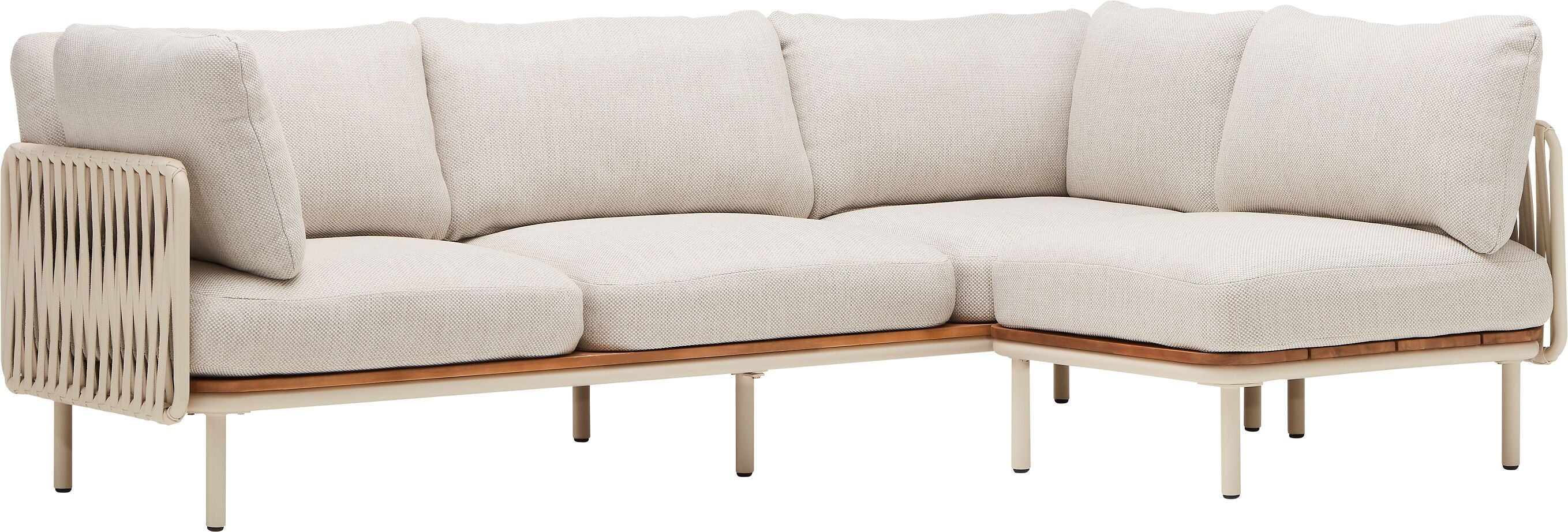 NIHOA Lounge_3er Sofa_Rec_Akazie_FSC san - Hellgrau
