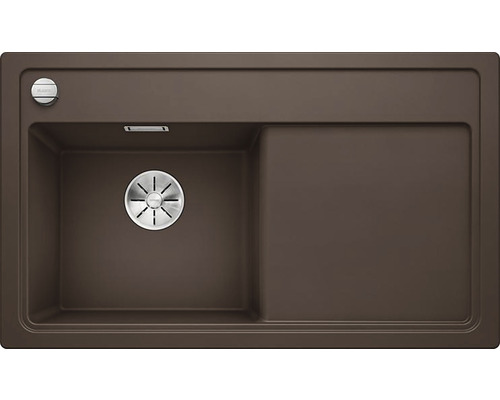 Blanco ZENAR 45 S spoelbak, 860 x 510 mm, cafékleur, 523861, kom links