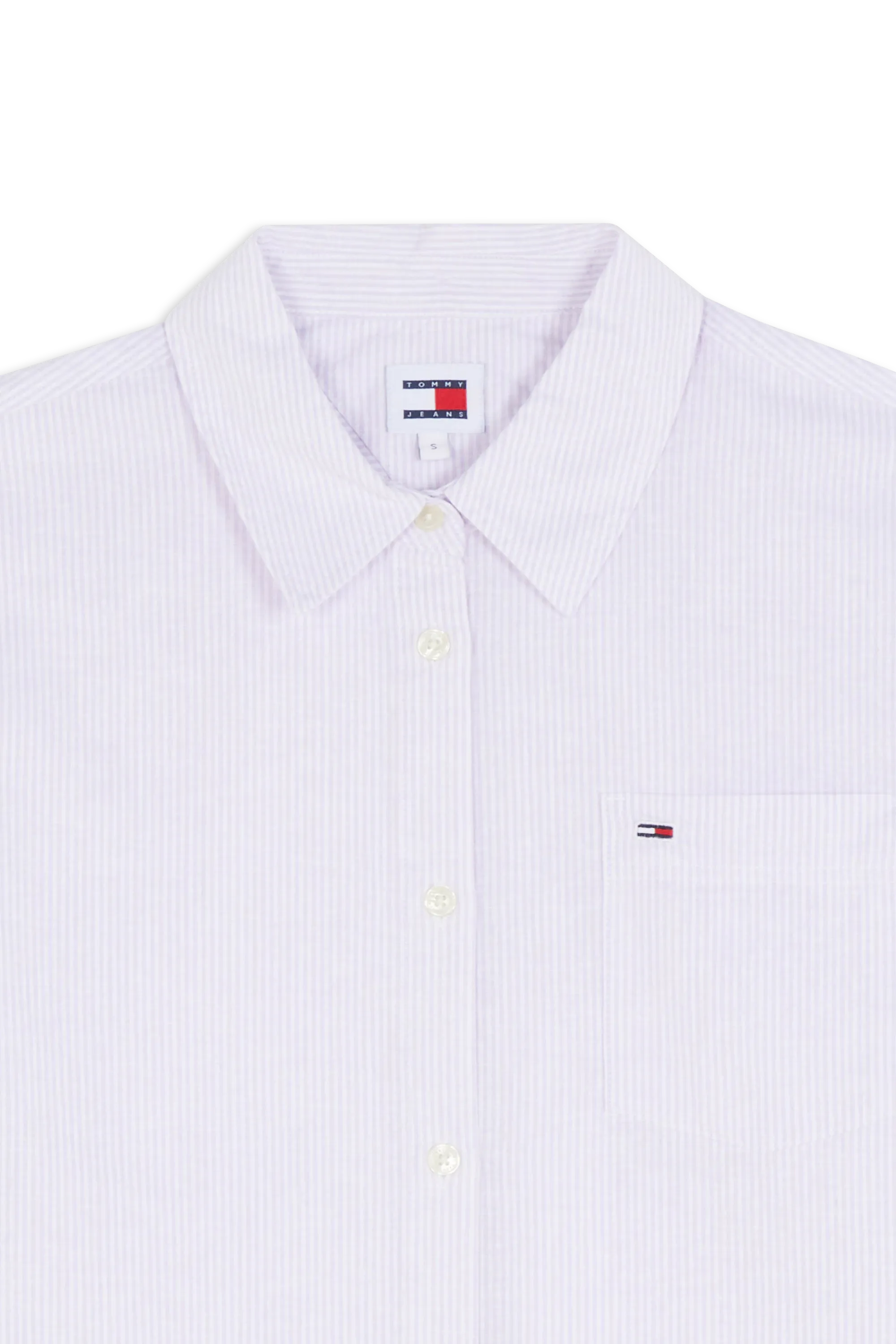 TOMMY JEANS Chemise TJW BOXY STRIPE LINE Violet