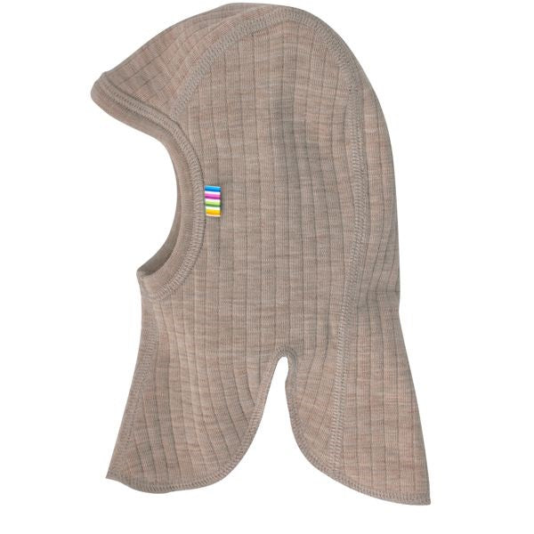 Uld Rib Sesame Melange Elefanthue - Joha