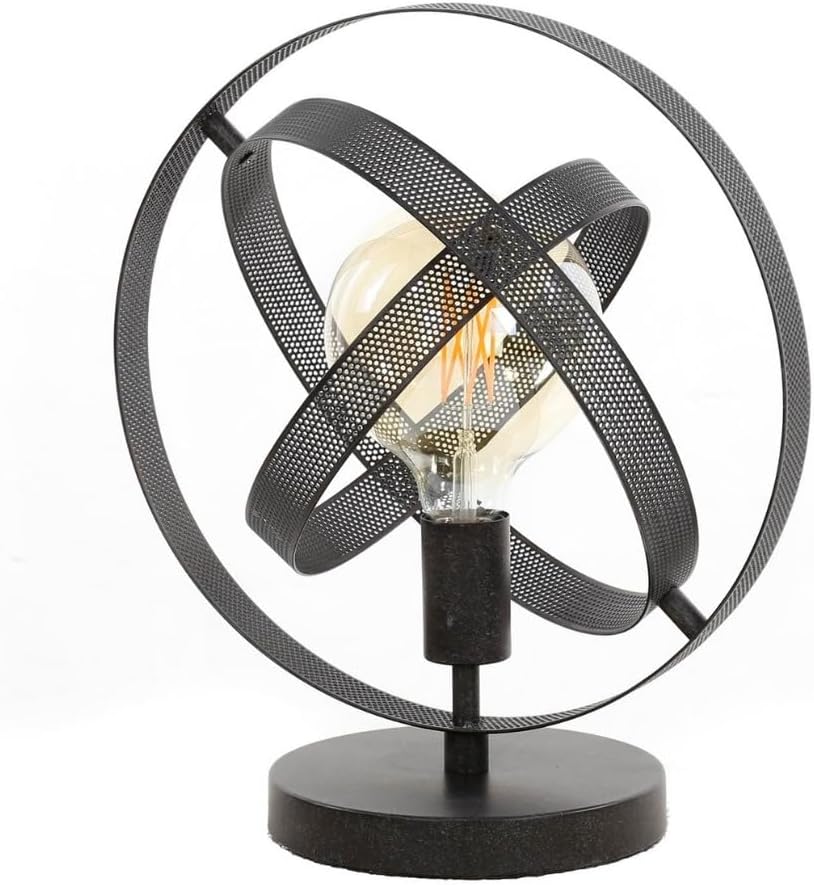 famlights Industrie Tischlampe Lenny Vintage Look/Steampunk Tischleuchte Tischlampe E27 / Metall Wohnzimmerlampe Nachttischlampe Vintage Landhaus Industrial Schlafzimmer Wohnzimmer