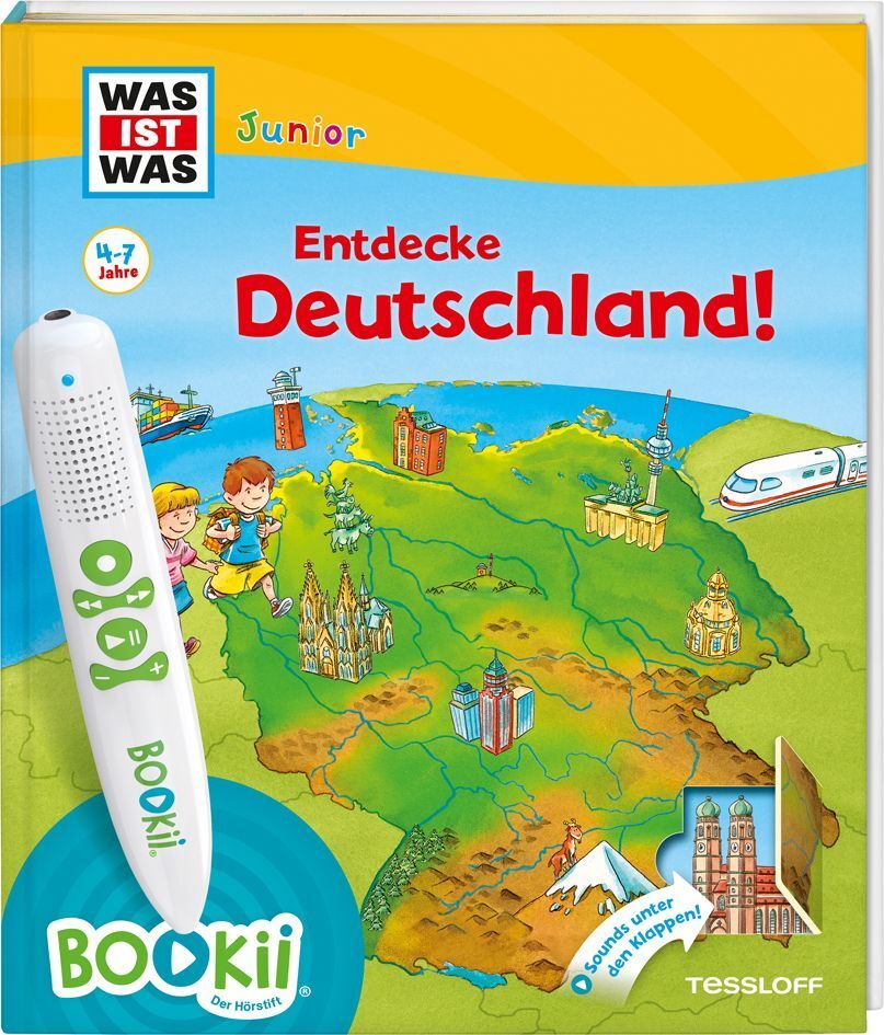 BOOKii / Antippen, Spielen, Lernen / Was ist was Junior: Entdecke Deutschland!