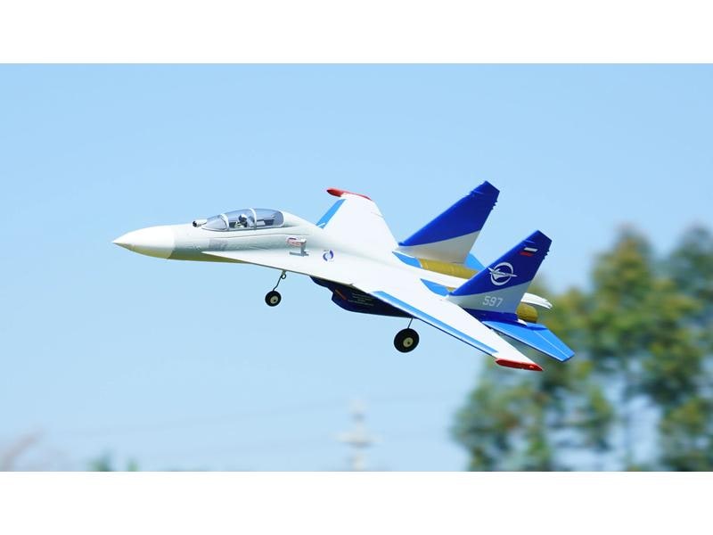 Amewi Impeller Jet XFly SU-27 50 mm Twin EDF Weiss, PNP Semi-Scale Jet mit zwei 50 mm Impeller