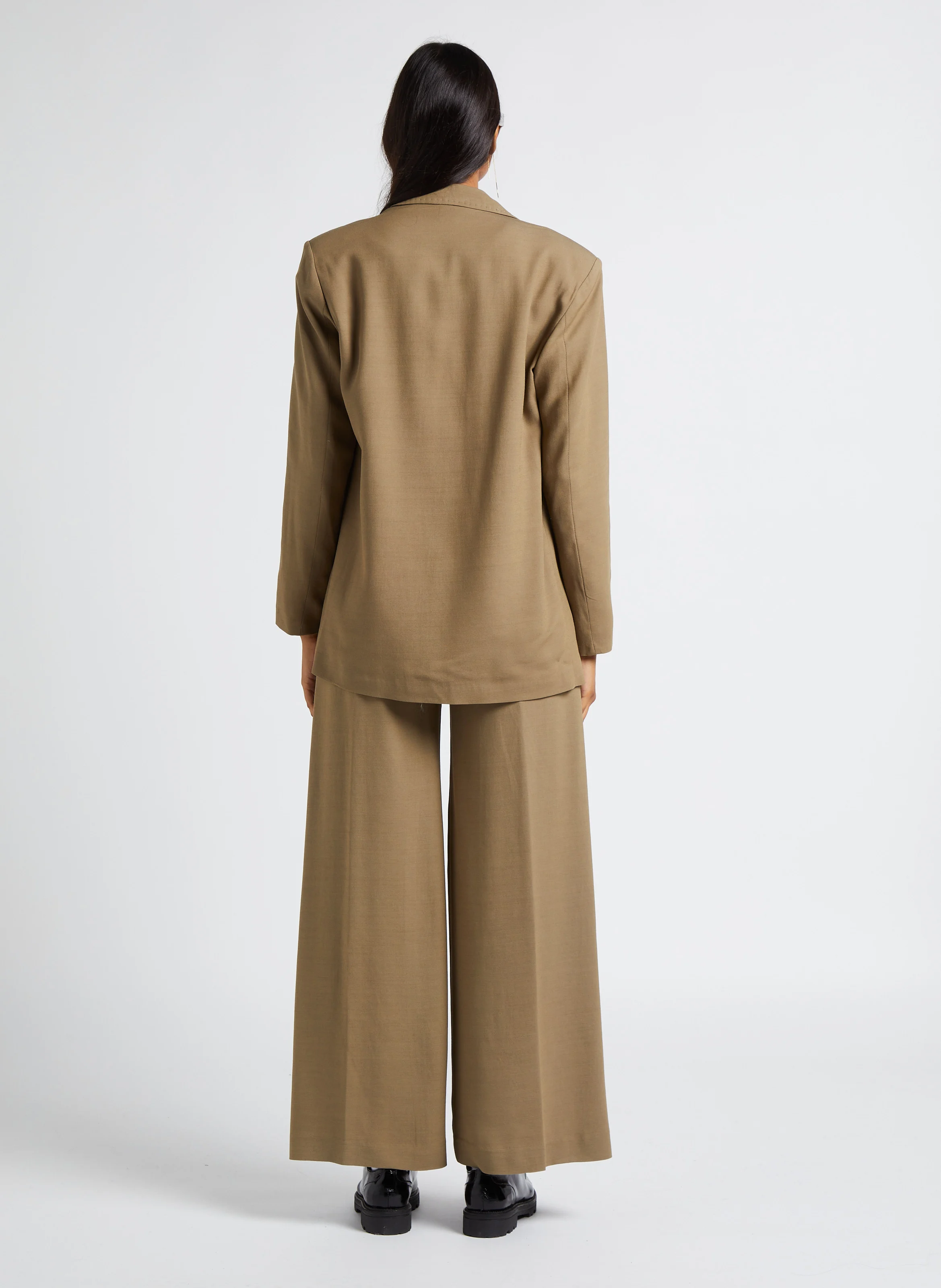 VILLO - Veste de tailleur droite| Beige