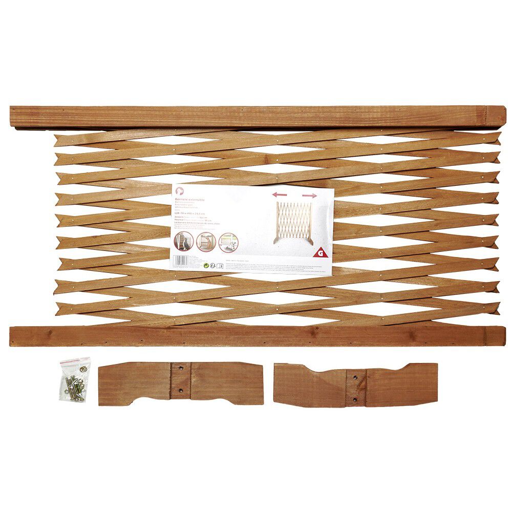 Barrière extensible pour animal jusqu'à 150cm