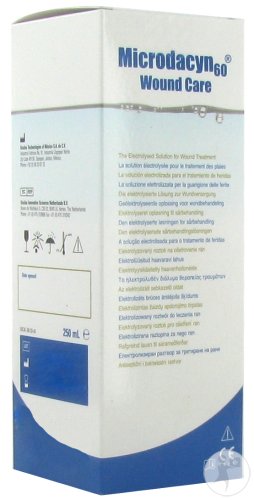Microdacyn 60 Wound Care Solution Électrolysée Pour Le Traitement Des Plaies 250ml