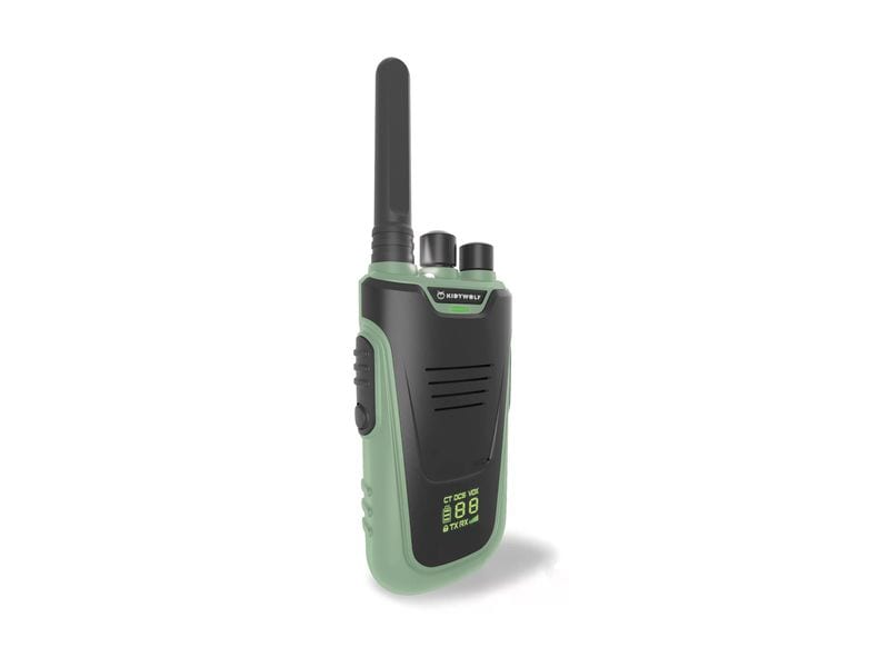 Kidywolf Walkie-Talkies mit Taschenlampe grün/orange Funkgeräte für Kinder