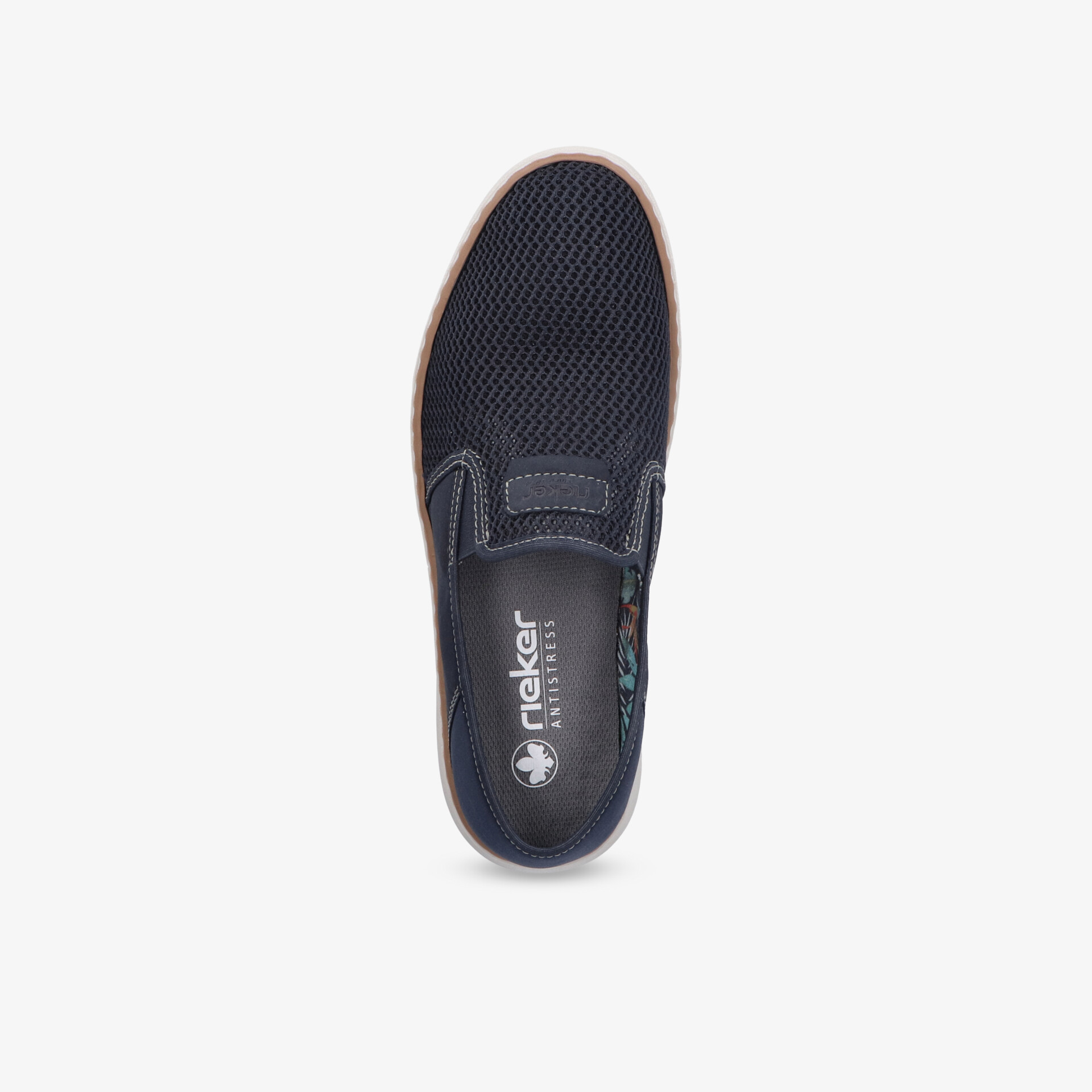 rieker Herren Slipper blau