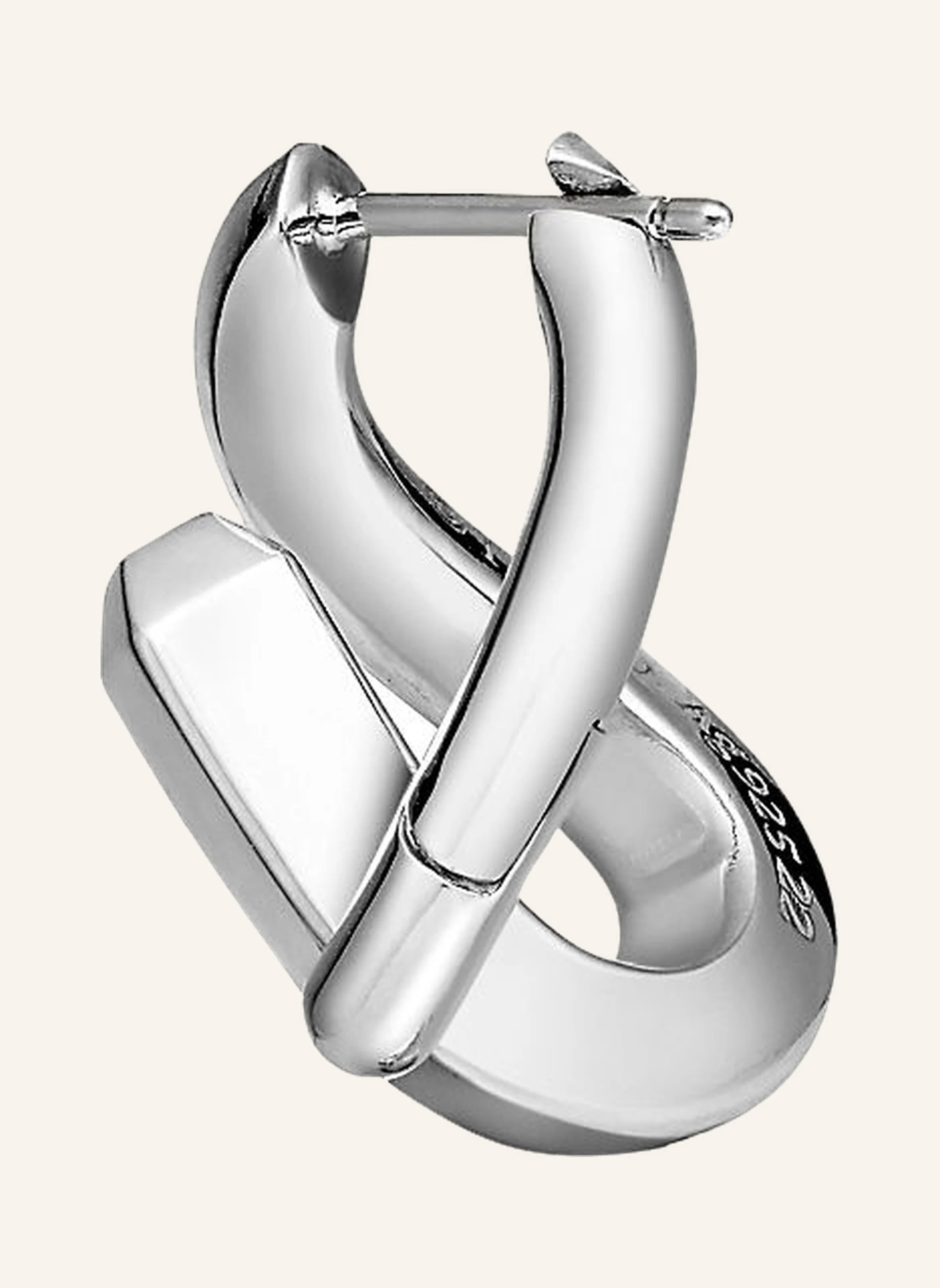 TIFFANY & Co. Tiffany Forge EINGLIEDRIGE OHRRINGE aus hochglanzpoliertem Sterlingsilber