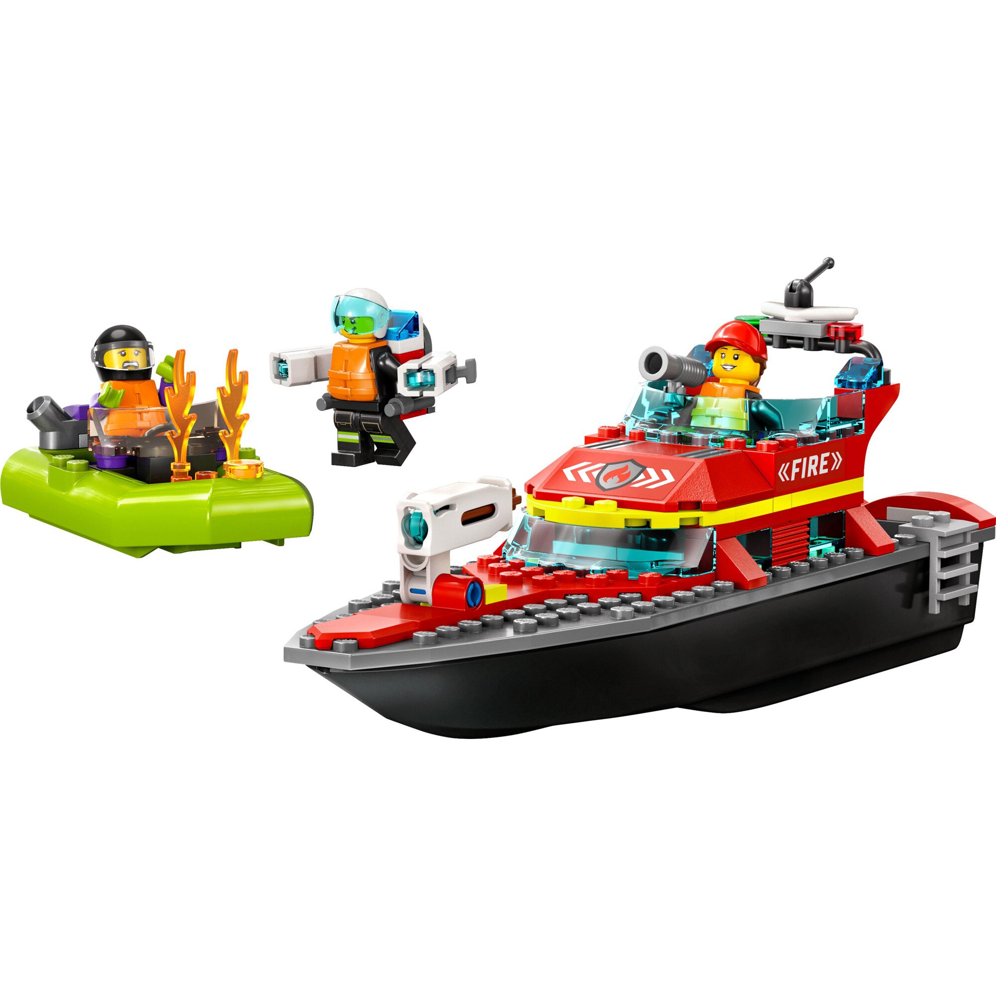 LEGO Konstruktionsspielzeug City Feuerwehrboot