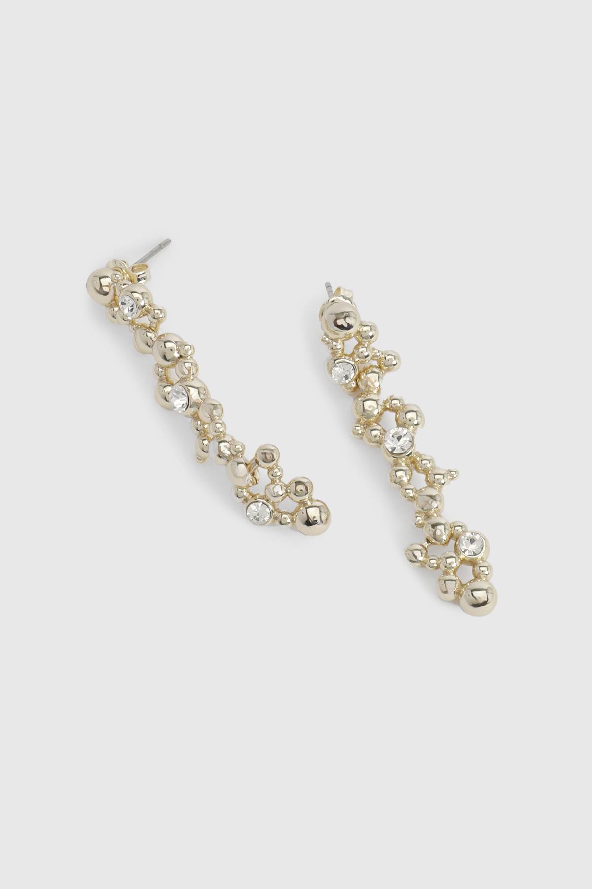 KarenMillen Boucles d'Oreilles Pendantes Cristal Evolution