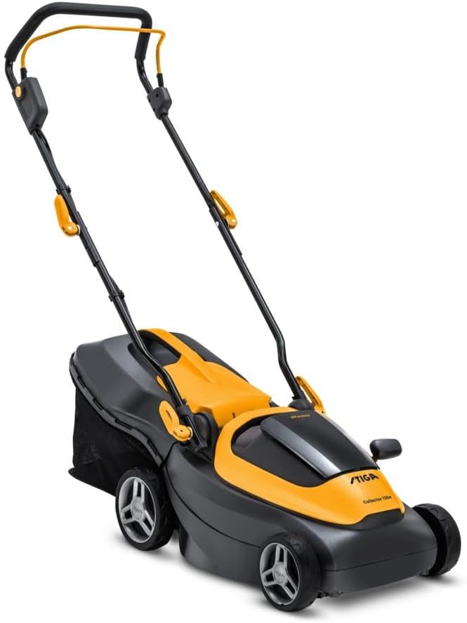 Stiga Akku Rasenmäher Collector 136e (550W), 34cm Schnitt, inkl. 2x 20V (2Ah) Akku & Ladegerät