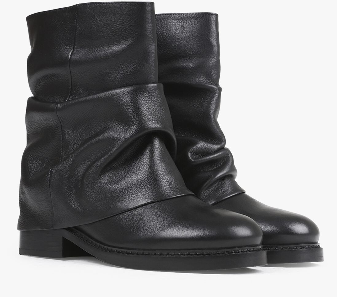 BRONX zwarte bronx enkellaarsjes new-tough 47569