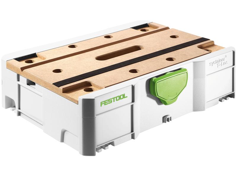 FESTOOL Systemkoffer Systainer T-LOC SYS-MFT -teilig Die mobile Werkbank im Systainer-Format mit MDF-Lochplatte