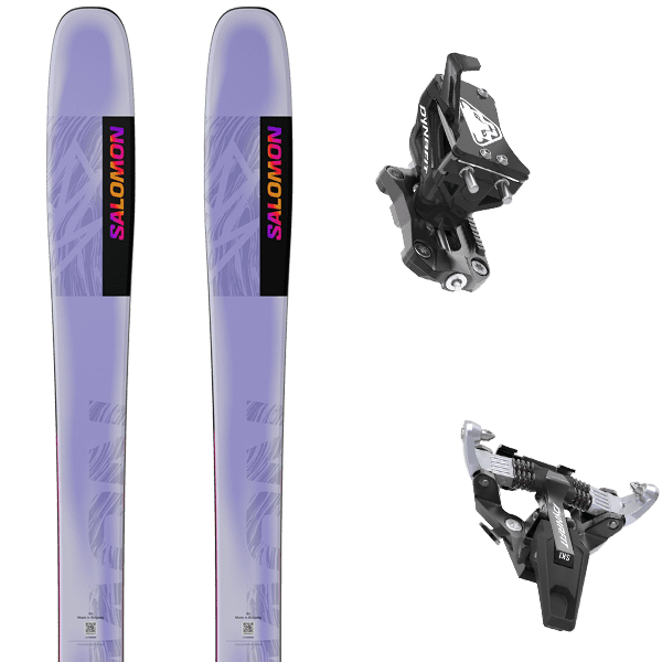 Pack ski de randonnée SALOMON QST LUMEN 98 + Fix