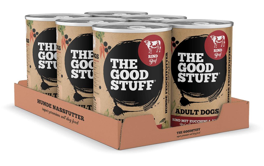 Nassfutter Rind & Zucchini Adult 400gAlleinfuttermittel für erwachsene Hunde