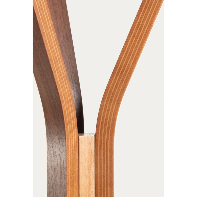 Porte-manteaux Chelsey bois massif d'hévéa 170 cm