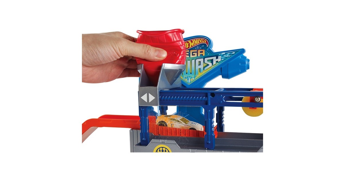 Hot WheelsCity - Mega Car Wash Speelset