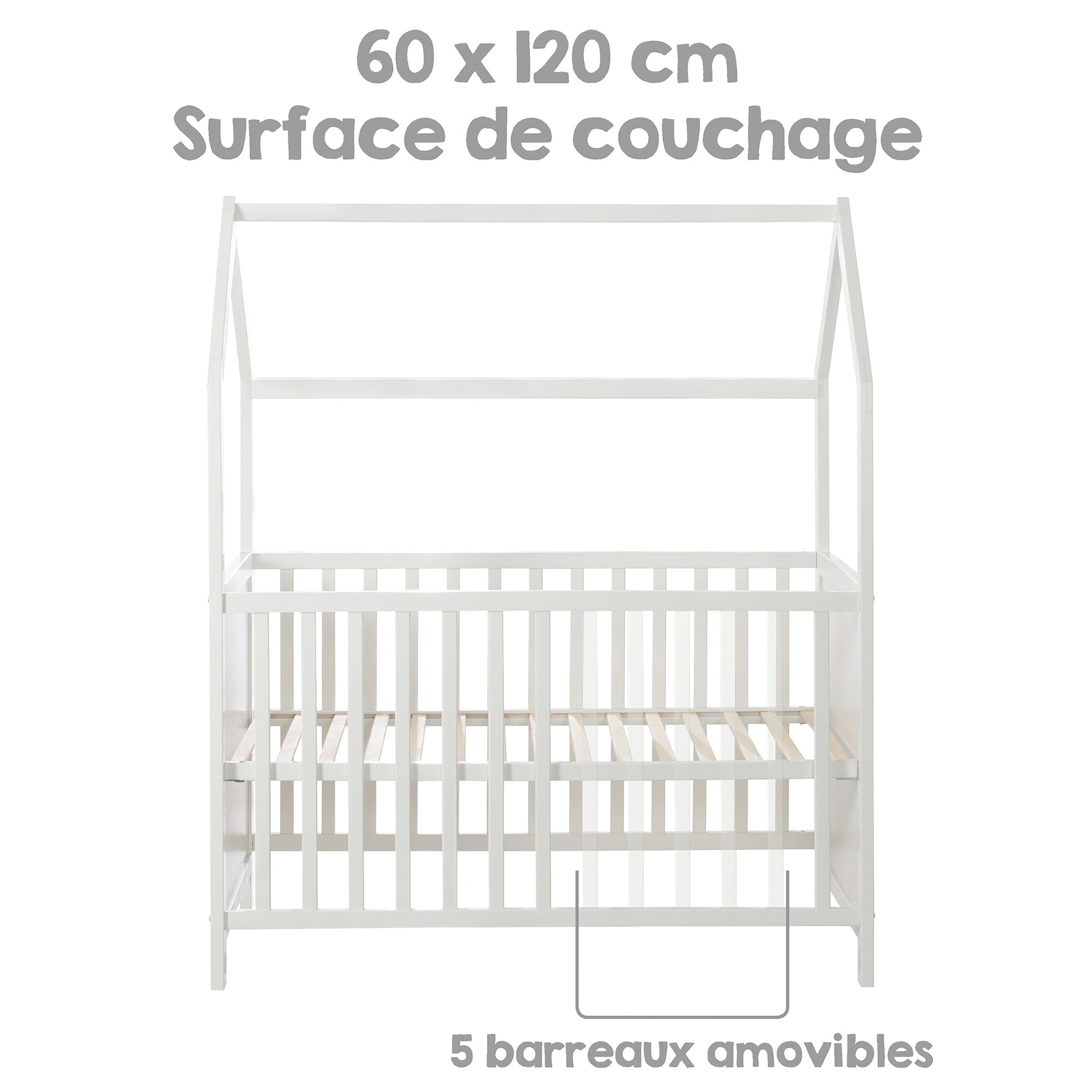 roba Hausbett 60 x 120 cm