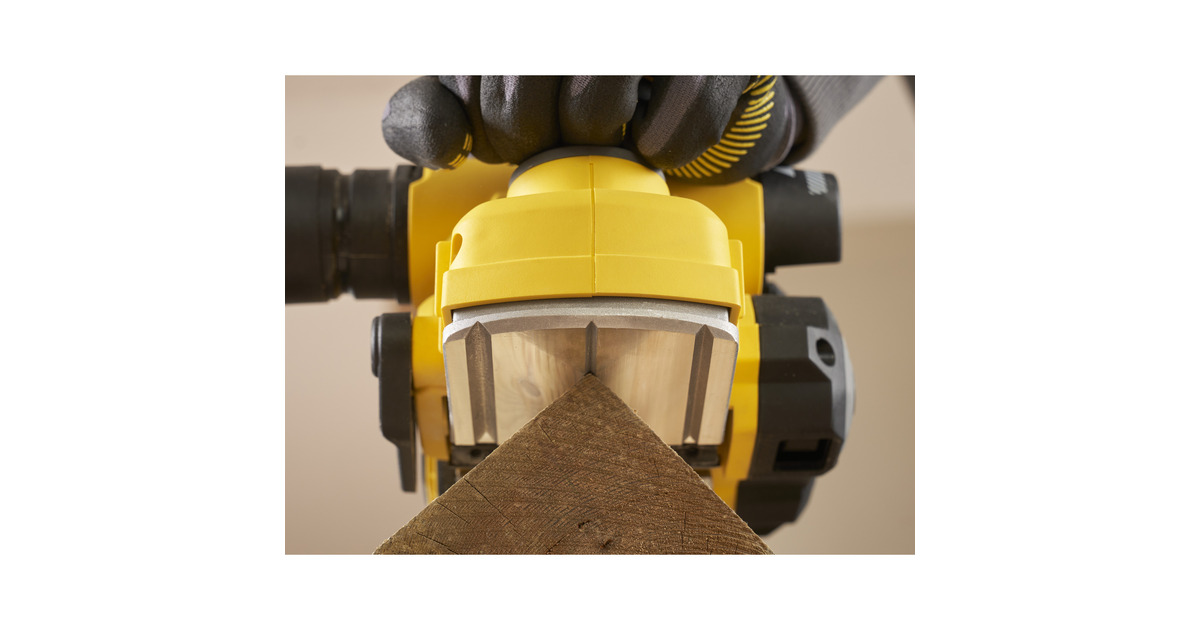 StanleyFATMAX V20 18V Brushless elektrische schaafmachine  (Zwart/geel, Accu en oplader niet inbegrepen)