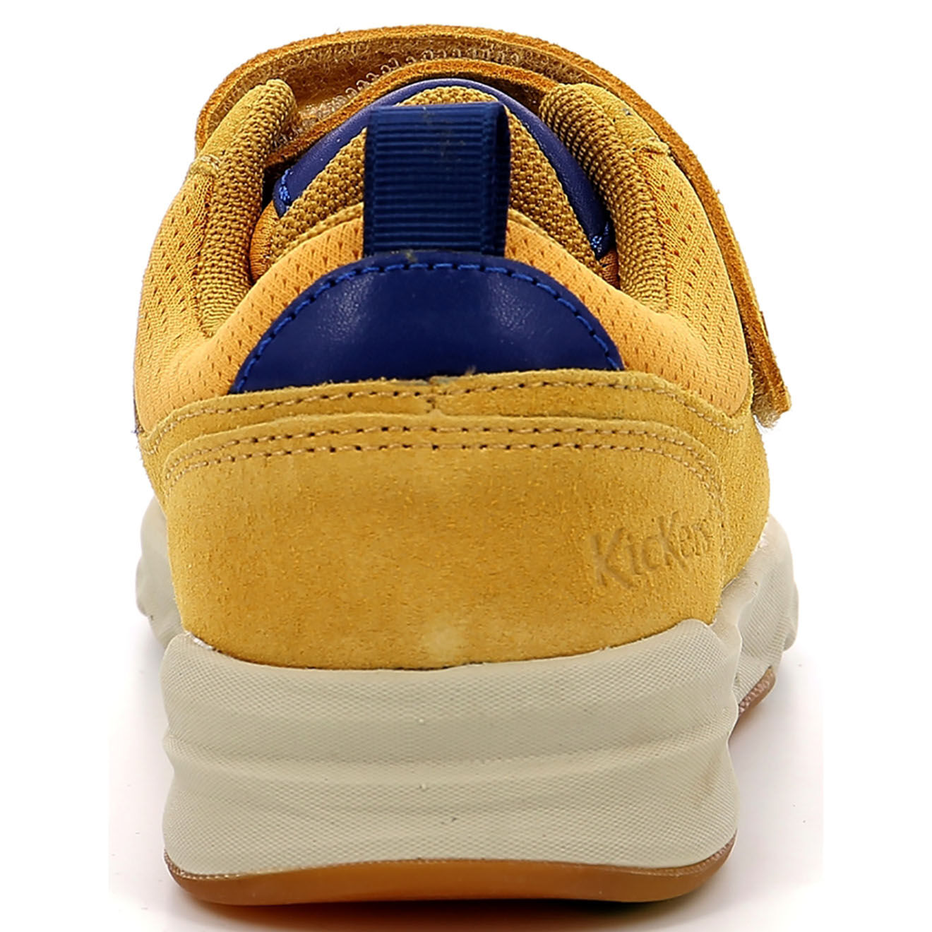 Kickers Baskets en Cuir Kikustom camel/marine