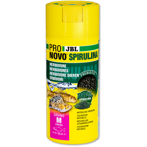 JBL Pronovo Spirulina Grano M 250ml Click | Aquariumvoer